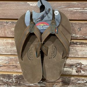 Rainbow Espresso/Blue Midsole Sandals